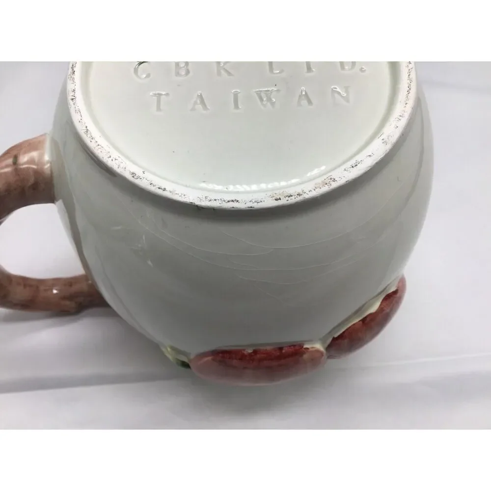 CBK LTD Apple Pitcher 1992 Vintage Farmhouse Cottagecore Grannycore